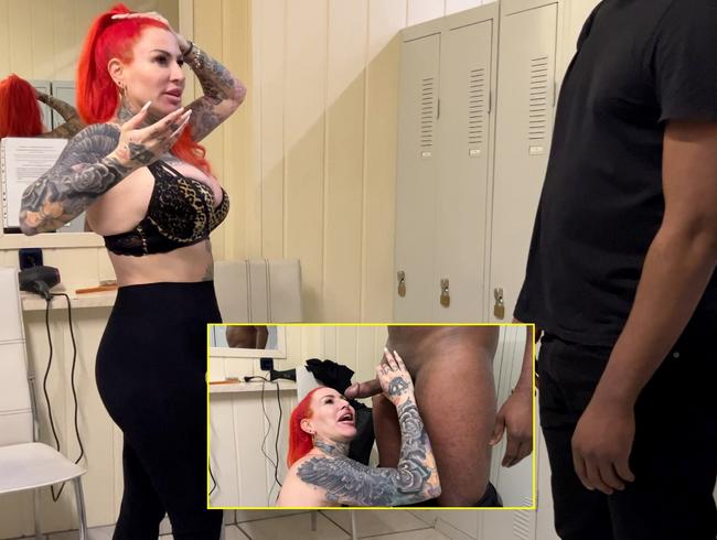 WTF BBC just fucking me in the locker room